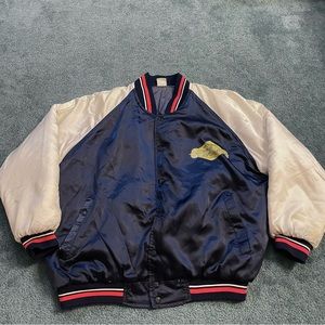 Vintage Satin Varsity Jacket